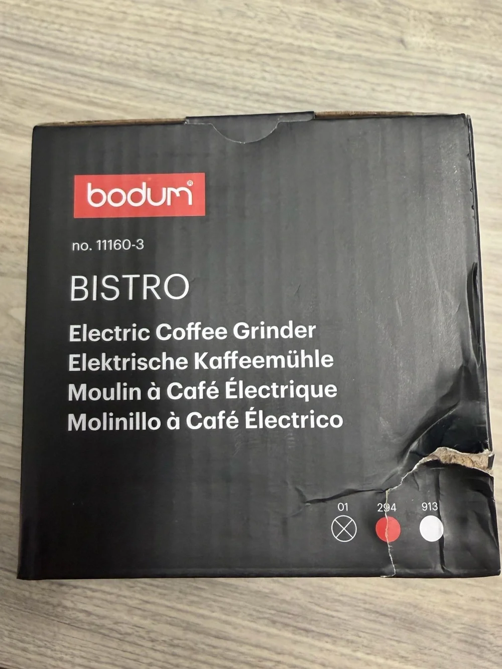 Bodum Electric Coffee Grinder + Original French Press